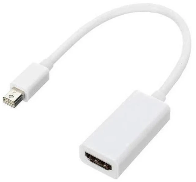 Main image of 0.65ft Mini DisplayPort to HDMI Adapter Cable, Mini DP Male to HDMI Cord for Laptops & Displays