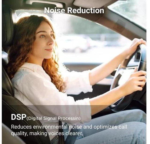 Alt view image 5 of 7 - UGREEN Bluetooth 5.4 3.5mm AUX Audio Receiver with Noise Cancelling Mic, Wireless Car Aux Bluetooth Adapter for Vehicle Stereo Home Wired Speaker Amplifier, 15H Long Play Battery Life