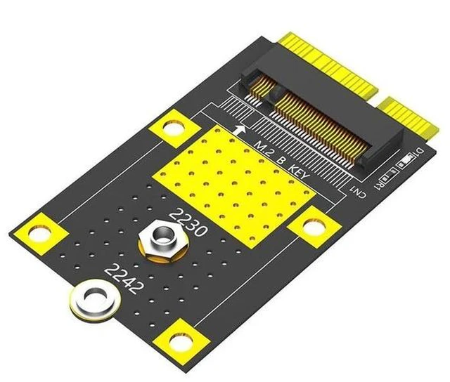 Main image of mSATA to M.2 SATA Adapter Card mSATA to NGFF SSD Converter, Supports 2230 / 2242 M.2 SATA Drives, SSD Expansion Adapter for Desktop / Laptop / Embedded