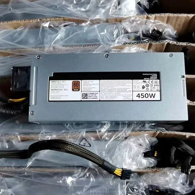 Alt view image 4 of 6 - PSU for PowerEdge R440 R6415 450W Non Redundant Power Supply XWRMY 0XWRMY D450E-S0