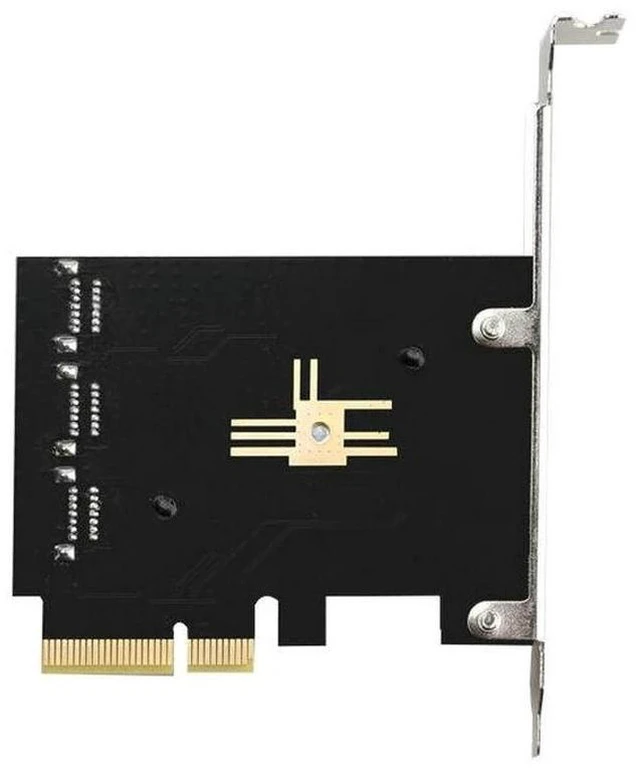 Main image of PCIe x4 to 6-Port SATA 3.0 Hard Drive Expansion Card PCI-E to SATA III Adapter, ASM1166 Chipset, 6 x 6Gbps SATA Ports for Desktop / Server / NAS