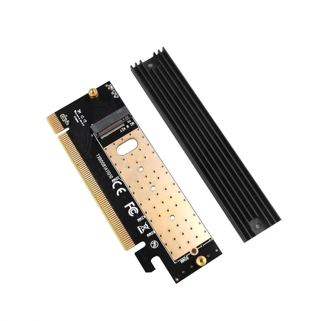 Alt view image 2 of 3 - M.2 NVMe to PCIe Adapter Card M-Key SSD Expansion, PCI-E to M.2 NVMe Converter for Desktop PC / Server / Workstation