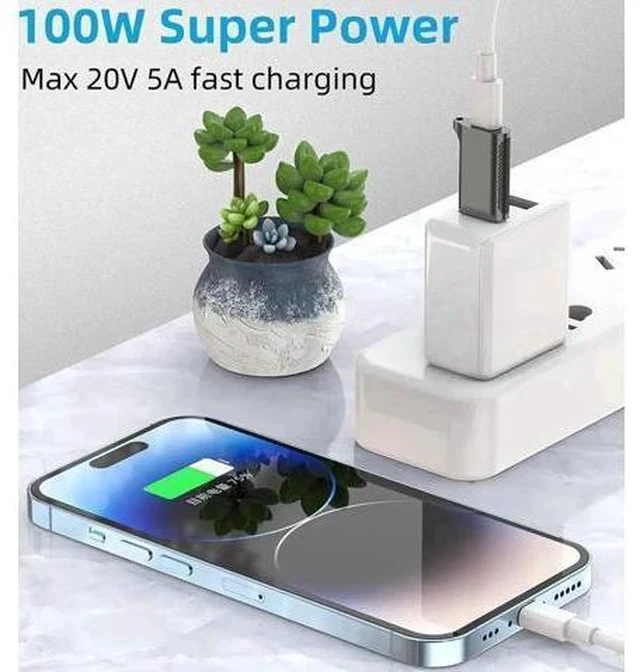 Alt view image 5 of 7 - 2 Pack USB C Female to USB A Male Adapter, USB 3.1 Gen 2 10Gbps Converter for Charging, Audio & Data Transfer
