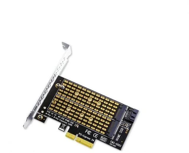Alt view image 2 of 5 - NVMe to PCIe 4.0 Adapter Card M.2 NVMe SSD to PCI-E 4.0 x4 Expansion Card, Desktop Solid State Drive Converter, Supports 2230/2242/2260/2280 NVMe Drives
