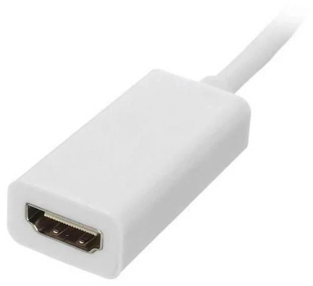 Alt view image 2 of 6 - Mini DP to HDMI Female Audio Video Adapter, Mini DisplayPort Converter Compatible with 2011-2015 Laptops
