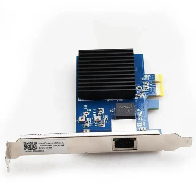 Alt view image 4 of 6 - TXA401-10G-1X 10G PCIe Ethernet Card RJ45 10Gbps Network Adapter, Realtek RTL8127, PCIe x1, PXE Diskless Boot, Gaming / Server NIC, Win11/Linux