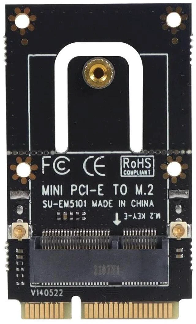 Main image of NGFF M.2 to Mini PCIe Adapter Card Mini PCI-E to M.2 Converter for Wireless / Bluetooth / WWAN Modules, M.2 to Mini PCIe Slot Adapter