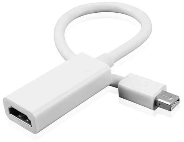 Alt view image 4 of 6 - Mini DP to HDMI Female Audio Video Adapter, Mini DisplayPort Converter Compatible with 2011-2015 Laptops