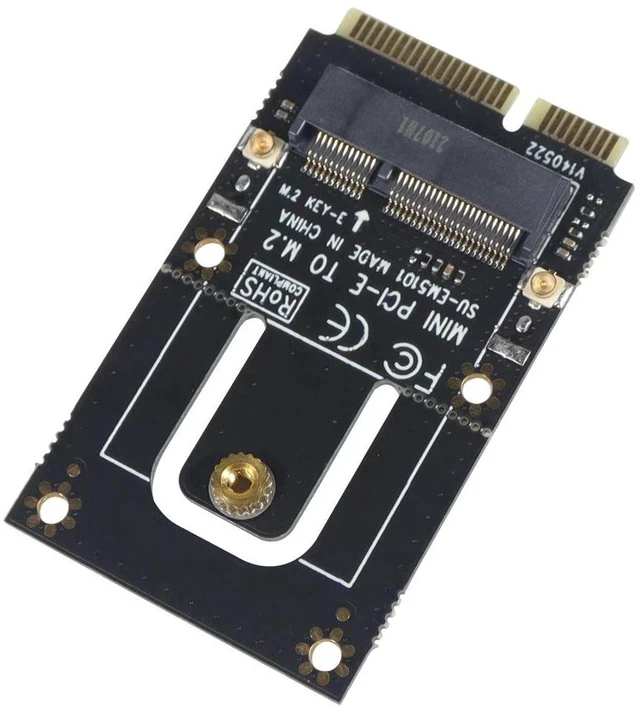 Alt view image 3 of 5 - NGFF M.2 to Mini PCIe Adapter Card Mini PCI-E to M.2 Converter for Wireless / Bluetooth / WWAN Modules, M.2 to Mini PCIe Slot Adapter