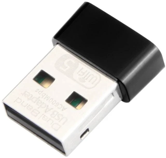 Main image of Dual-Band 600M USB WiFi Adapter 2.4G / 5G Wireless Network Receiver & Transmitter for Desktop / Laptop / PC