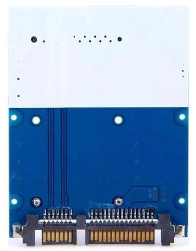 Alt view image 6 of 6 - 68Pin mSATA SSD to 2.5" SATA3 6Gbps PCB Adapter