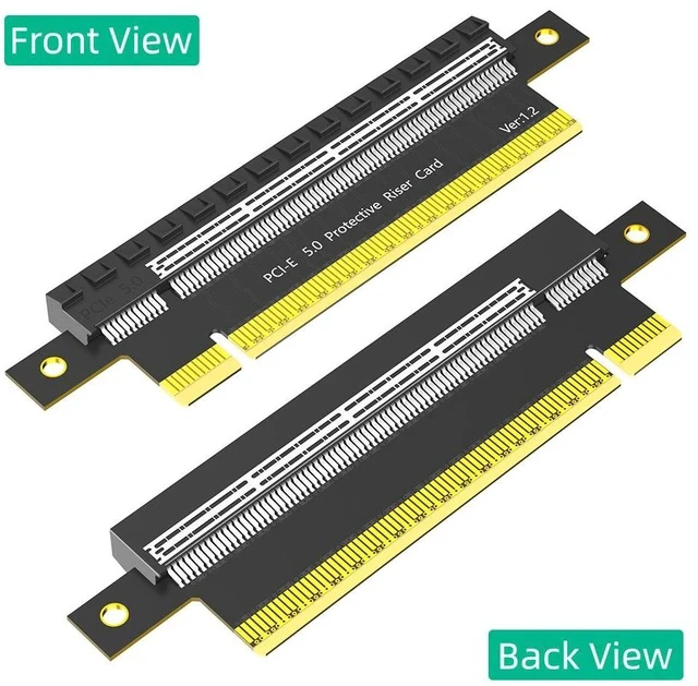 Alt view image 2 of 6 - PCIe 5.0 x16 Test Riser Card 164-Pin PCI-E Extender, 64GB/s, Graphics Card Slot Protector / Extender for Desktop / Server / Workstation
