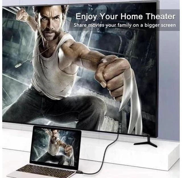 Alt view image 5 of 7 - 6.6FT USB 3.0 to HDMI Male Converter Cable, 1080P Audio Video Display Cord Compatible with Windows 7/8/8.1/10