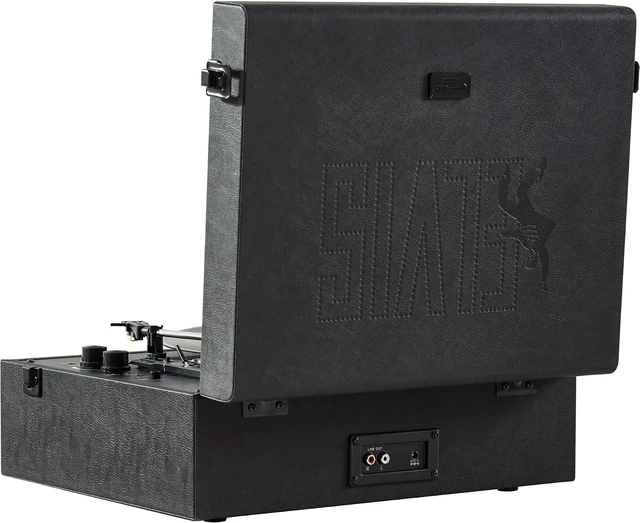 Alt view image 5 of 7 - Elvis Bluetooth Protable Record Player 3-Speed Bluetooth Input and Output Turntable Built-in Speakers with Magnetic Cartridge Auto Off - Elvis Presley '68