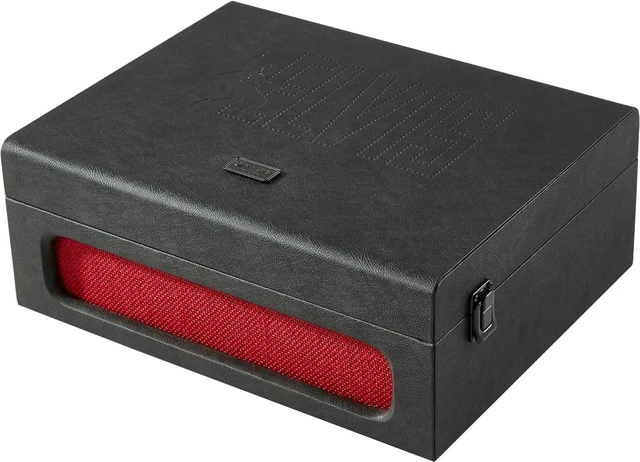 Alt view image 7 of 7 - Elvis Bluetooth Protable Record Player 3-Speed Bluetooth Input and Output Turntable Built-in Speakers with Magnetic Cartridge Auto Off - Elvis Presley '68