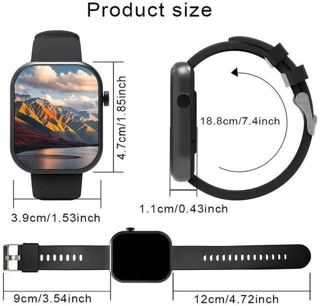 Alt view image 2 of 7 - G20 Smart Watch Bluetooth Call, Step Counter, Heart Rate/Sleep Monitor, Fitness Tracker