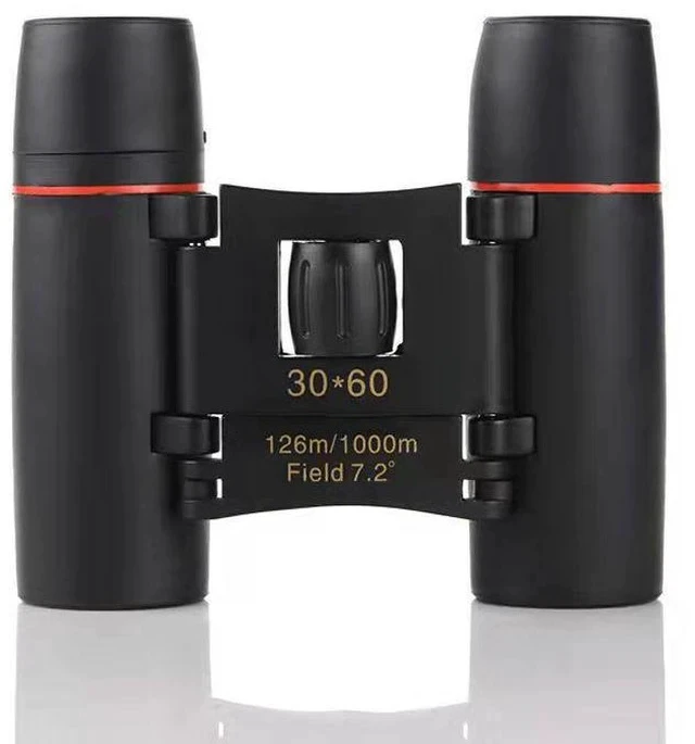 Alt view image 4 of 5 - 30x60 HD High-Power Binoculars with Red Coating & Low-Light Night Vision Portable Outdoor Telescope for Kids, Great Gift for Children