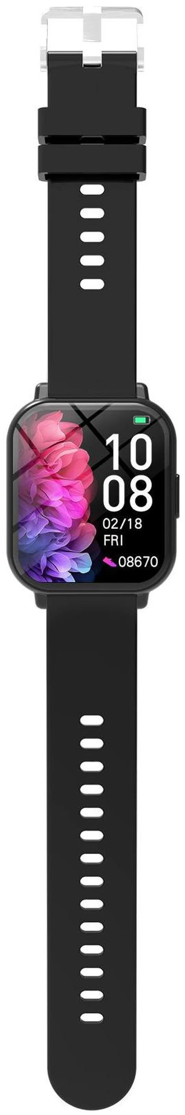 Alt view image 4 of 5 - P6 Smartwatch Music Control, Bluetooth Calling, Heart Rate/BP/Sleep Monitor, Fitness Tracker - black