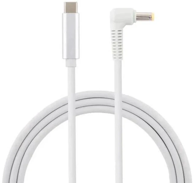 Main image of 1.5M USB-C PD to DC 5.5×2.5mm Trigger Charging Cable for DC-Powered Laptops & Electronics