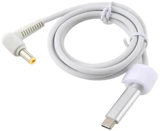 Alt view image 2 of 5 - 1.5M USB-C PD to DC 5.5×2.5mm Trigger Charging Cable for DC-Powered Laptops & Electronics