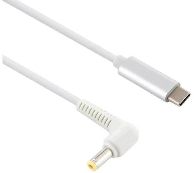 Alt view image 3 of 5 - 1.5M USB-C PD to DC 5.5×2.5mm Trigger Charging Cable for DC-Powered Laptops & Electronics