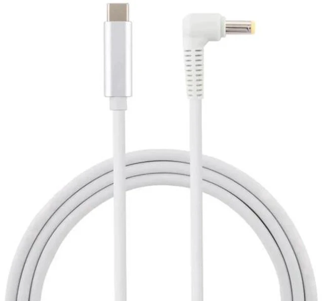 Alt view image 4 of 5 - 1.5M USB-C PD to DC 5.5×2.5mm Trigger Charging Cable for DC-Powered Laptops & Electronics