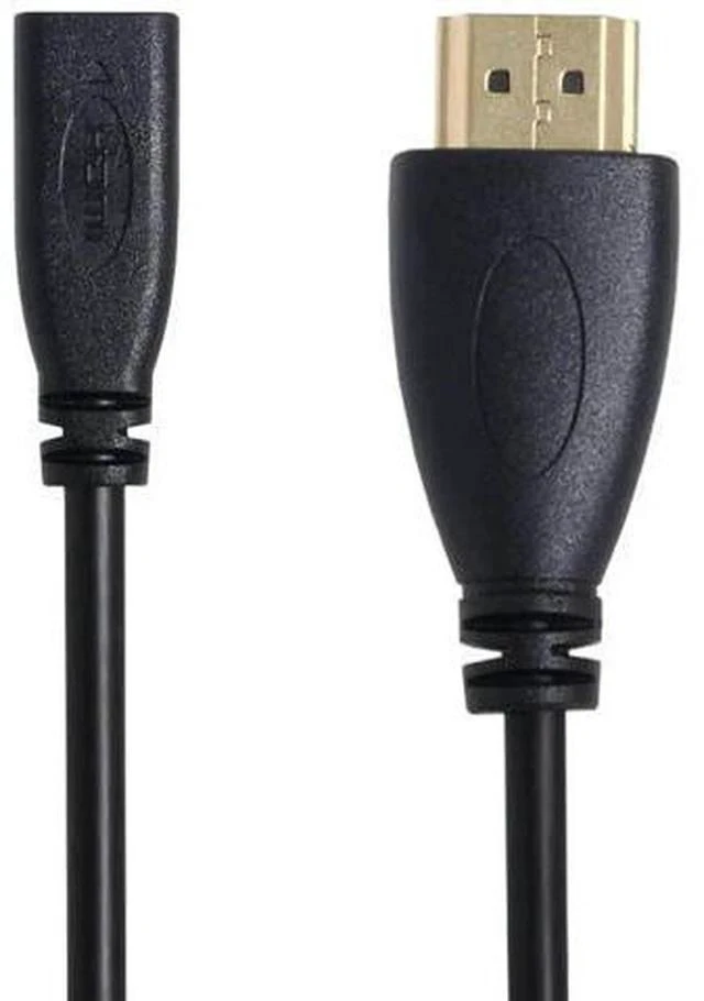 Alt view image 3 of 4 - 20cm Micro HDMI Female to HDMI Male Adapter Cable for Tablets & Smartphones