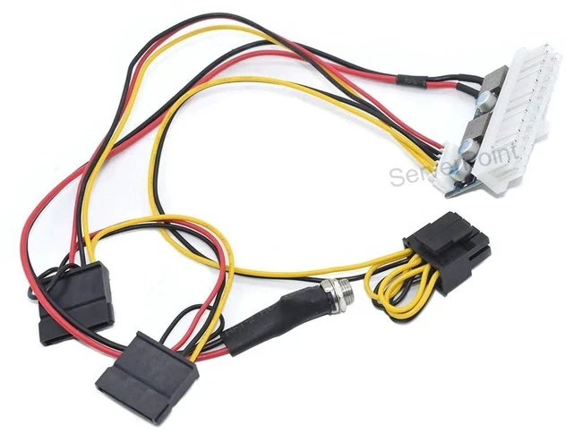 Alt view image 4 of 4 - DC-ATX-160W high Power 24pin DC ATX PSU 12V DC Input 160W Peak Output Switch DC-DC ATX Pico PSU Mini ITX PC Power Supply Cable