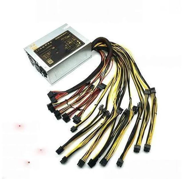 Main image of Mining machine power supply, suitable for 90plus multi-server graphics card power supply 2000W mining power supply LL2000FC