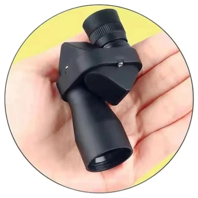 Alt view image 4 of 4 - Portable 1000X20 Monocular Telescope Angled High-Power HD Compact Pocket Scope for Kids & Outdoor, 70g Lightweight, Day & Night Use for Camping Birdwatching Travel