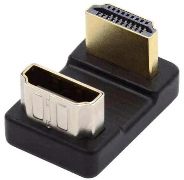 Main image of 180° Up Angled HDMI Male to Female Extension Adapter, Supports 4K@60Hz
