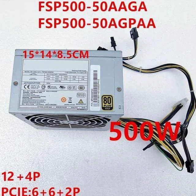Alt view image 2 of 6 - PSU 500W Power Supply FSP500-50AAGA FSP500-50AGPAA D15-220P1A PE-3221-1 FSP200-30AHBAA HK400-11PP