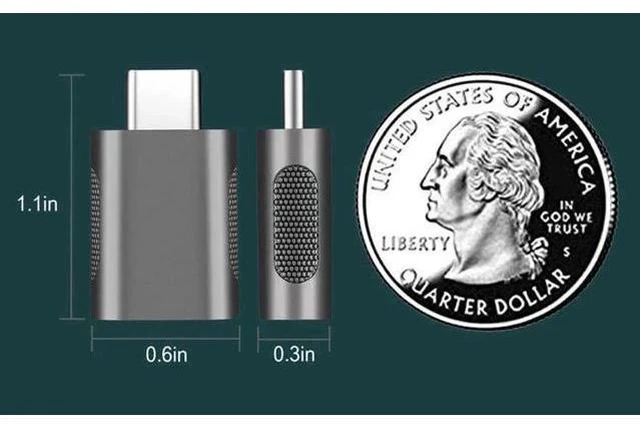 Alt view image 3 of 7 - 2 Pack USB-C Male to USB 3.0 Female Adapter, Space Grey Converter for MacBook, iMac, iPad & Thunderbolt Devices