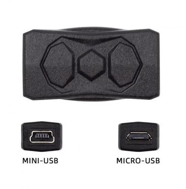 Alt view image 6 of 7 - 3 Pack Micro USB 2.0 to Mini USB 5Pin Adapter, Male to Female Converter Connector for Data Sync & Charging Extension