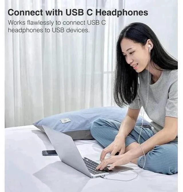 Alt view image 5 of 7 - USB C Female to USB A Male Adapter, 10Gbps USB 3.1 Gen 2 SuperSpeed Connector, Type-C to USB A Charging & Data Sync Adapter for Laptop, Power Bank, Type-C Earphone