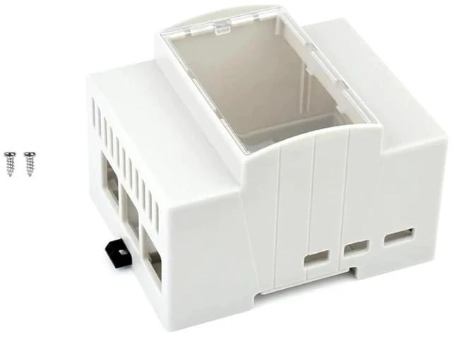 Main image of for Raspberry Pi 5 Case,DIN Rail ABS Case for Raspberry Pi 5, Compatible with Raspbeery Pi Expansion Board PoE HAT (F), RS485 CAN HAT, 2-CH RS485 HAT