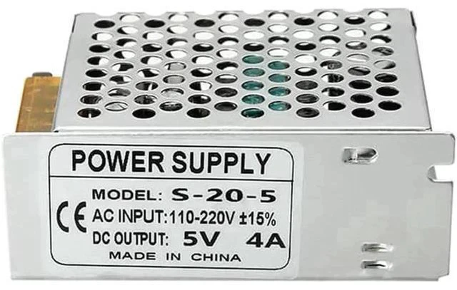 Alt view image 6 of 6 - AC 110-220V to DC 5V 4A 20W Switching Power Supply LED Driver Transformer for LED Strip Lights