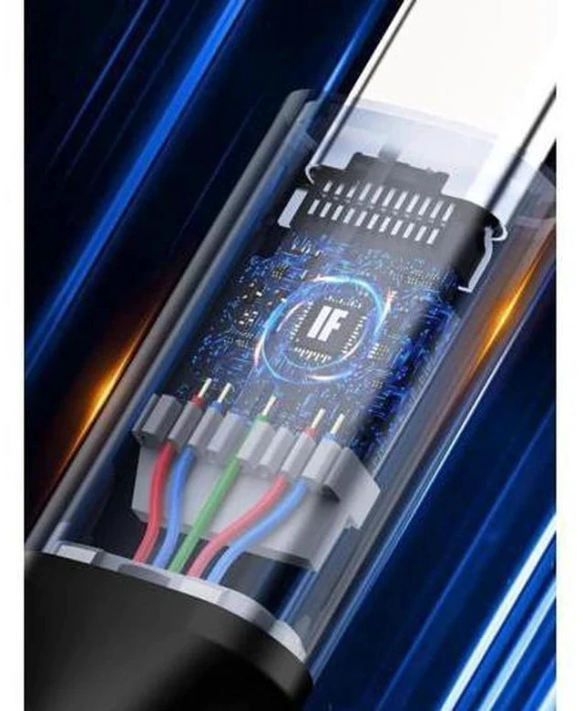 Alt view image 7 of 7 - 3.3FT USB4 Thunderbolt 4 Cable, 40Gbps Data, 240W Charging, 8K@60Hz Video, USB-C Cable Compatible with Thunderbolt 3/4