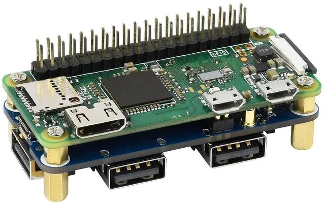 Alt view image 7 of 7 - USB HUB HAT B Expansion Board for Raspberry Pi 4 B/3 B+/3 A+/2 B/Zero/Zero 2 W/W/WH,PC,4 USB Ports Compatible with USB2.0/1.1