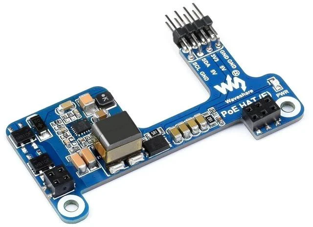 Main image of POE Hat for Raspberry Pi 4 B 3 B+,Mini Power Over Ethernet Hat (E) Expansion Board for Raspberry Pi,IEEE 802.3af-Compliant,Compatible with the Raspberry Pi Official Case