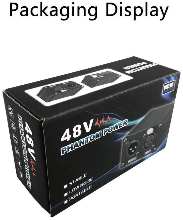 Alt view image 6 of 6 - 48V Phantom Power Supply for USB Condenser Microphones Anti-Noise & Stable Voltage Adapter