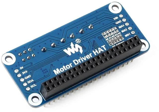 Alt view image 2 of 5 - Motor Driver HAT for Raspberry Pi Zero/Zero W/Zero WH/2B/3B/3B+ Onboard PCA9685 TB6612FNG Driving Two DC Motors I2C Interface 5V 3A