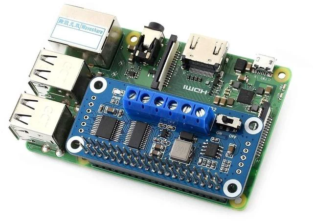 Alt view image 5 of 5 - Motor Driver HAT for Raspberry Pi Zero/Zero W/Zero WH/2B/3B/3B+ Onboard PCA9685 TB6612FNG Driving Two DC Motors I2C Interface 5V 3A