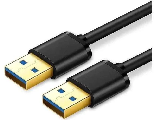 Main image of 1.64FT USB3.0 A Male to A Male Cable, Gold-Plated Double-End USB Cord for Hard Drive Enclosure, DVD Drive & Laptop Cooling Pad