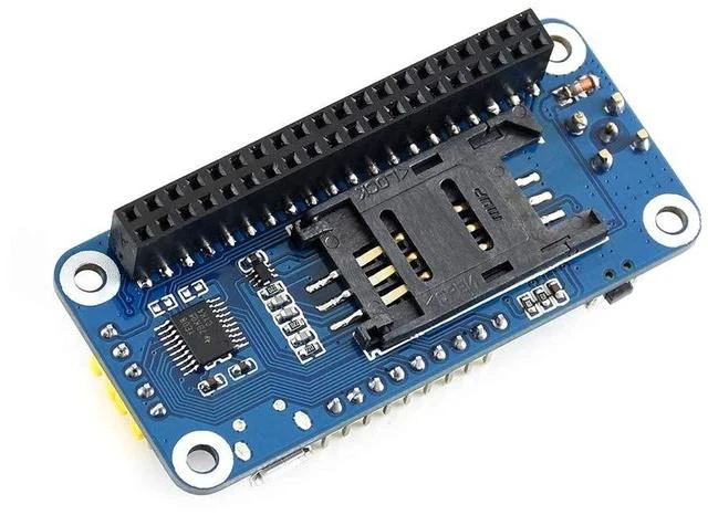 Alt view image 2 of 7 - GSM/GPRS/Bluetooth 3.0 HAT for Raspberry Pi 2B/3B/3B+/Zero/Zero W Based on SIM800C Support SMS Data Transfer ect