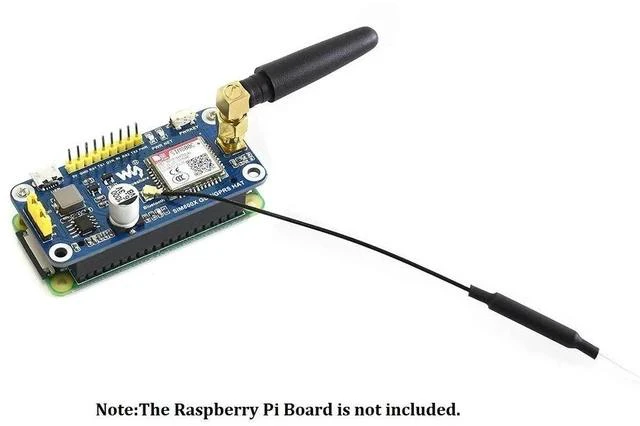 Alt view image 5 of 7 - GSM/GPRS/Bluetooth 3.0 HAT for Raspberry Pi 2B/3B/3B+/Zero/Zero W Based on SIM800C Support SMS Data Transfer ect