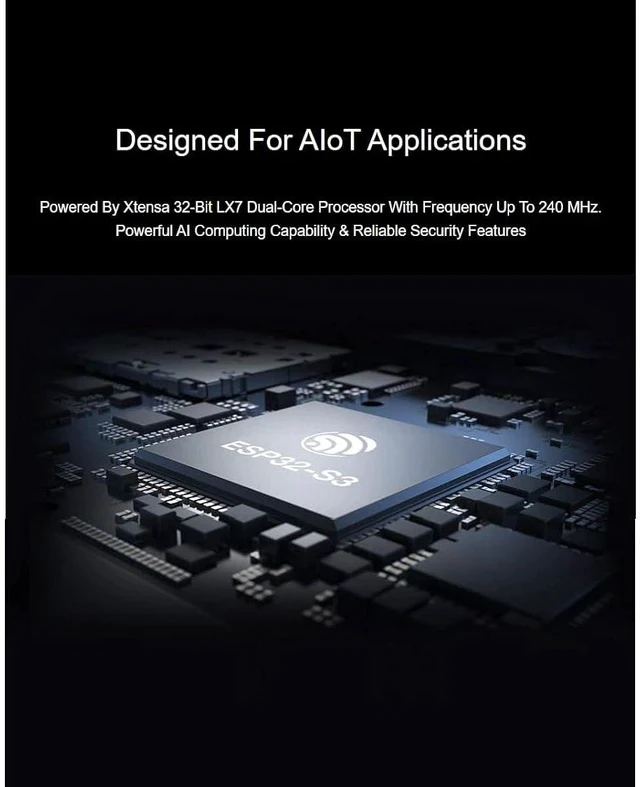 Alt view image 3 of 7 - ESP32-S3 Mini Development Board Based on ESP32-S3FH4R2 Dual-Core Processor,2.4GHz Wi-Fi and Bluetooth LE Support,240MHz Running Frequency