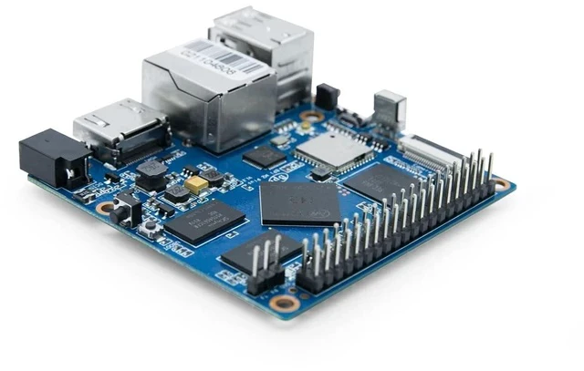 Alt view image 3 of 6 - Banana pi M2 Plus (BPI-M2+) Singal Board Computer 1GB RAM 8GB EMMC with SDIO WiFi&BT 4.0 (AP6212) onboard Raspberry Pi Replacement