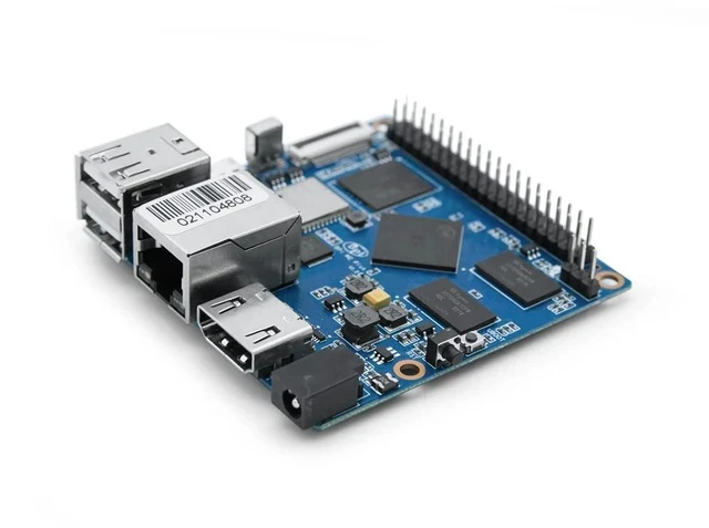 Alt view image 2 of 6 - Banana pi M2 Plus (BPI-M2+) Singal Board Computer 1GB RAM 8GB EMMC with SDIO WiFi&BT 4.0 (AP6212) onboard Raspberry Pi Replacement