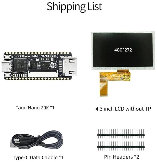 Alt view image 2 of 7 - Sipeed Tang Nano 20K FPGA Development Board MCU, with LUT4, HDMI, for RISC-V and Embedded Development (Basic Kit)
